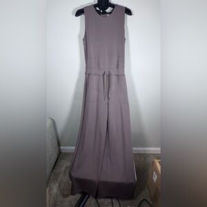 SPANX Sleeveless Jumpsuit in Mauve Taupe